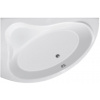 Aqualine Orava rohová vaňa 148x90 cm ľavostranné biela G1590