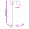 vidaXL Papierové tašky 250 ks s rúčkami, biele, 21x11x31 cm - Biela - 240937-254697