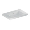 Geberit iCon - Umývadlo, 90x48x16 cm, s prepadom, s otvorom na batériu, KeraTect, biela 501.840.00.2