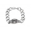 Ewena Ocelový náramek s lebkou JGT645 + dárkové balení