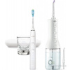 Philips Sonicare DiamondClean Power Flosser Combo sonická zubná kefka 1 ks + ústna sprcha (250 ml), biela (HX3886/41) 1x1 set Philips Consumer Lifestyle BV