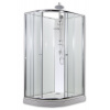 ARTTEC SIRIUS 120 x 90 cm - Sprchový box model 1 číre sklo + sprchová súprava pravá vanička PAN04569