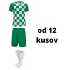 Futbalová sada Joma Flag II pre mužstvo, od 12 kusov, zelená / biela počet ks v sade: 20 hráčskych setov