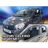 Deflektory komplet 4 ks pre SUZUKI Celerio, 2015-