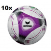 ERIMA SET 10x HYBRID LITE 350 FOTBALOVÝ MÍČ VELIKOST 3 - Bílá, Fialová - veľkosť 3 uk