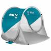Samorozkladací plážový stan NILS Camp NC3142 modrozelený