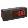 60.2546.01 TFA TUNE Digitálny rádom riadený budík s FM rádiom, veľké LED čísla, čierny
