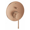 Vaňová a sprchová batéria Grohe zlatá Essence New Brushed Warm Sunset