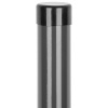 Stĺpik Strend Pro METALTEC, 48/2000/1,50 mm, antracit, okrúhly, čiapočka, Zn+PVC, RAL7016