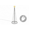 Vianočná dekorácia - svetelná pyramída stromček - 180 cm teplá biela