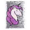 BAAGL Notes flitrový Unicorn A5