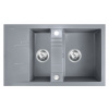 Novaservis Drezy - Granitový dvojdrez 790x480 mm, Sivá, DRGM3/48/79GA