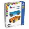 Magna-Tiles Magnetická stavebnica Cars 2 dielna Blue/orange