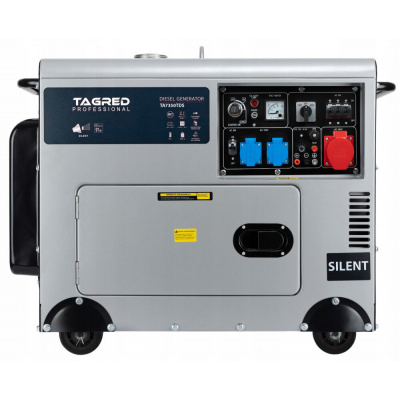 Dieselová elektrocentrála 7350W, 230/400V 5000W so stabilizátorom napätia AVR, Tagred TA7350TDS