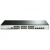 D-Link DGS-1510-28P sieťový prepínač Riadený L3 Gigabit Ethernet (10/100/1000) Podpora napájania cez Ethernet (PoE) Čierna (DGS-1510-28P)