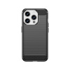 Flexibilné puzdro s karbónovým vzorom pre iPhone 15 Pro Carbon Case - čierne (Flexibilné puzdro s karbónovým vzorom pre iPhone 15 Pro Carbon Case - čierne)