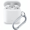 Cellularline Bounce ochranný obal s karabínou pre AirPods 1 / 2 - biely BOUNCEAIRPODSW - možnosť vrátiť tovar ZADARMO do 30tich dní