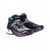 Boty STELLA CR-X DRYSTAR, ALPINESTARS, dámské (černá/šedá/fialová/tyrkysová) 2024 40