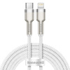 Kábel USB-C pre Lightning Baseus Cafule, PD, 20 W, 2 m (biely) 6953156202115