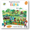 Magnetické puzzle Farma