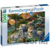 RAVENSBURGER Vlci na jaře 1500 dielov