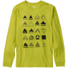 pánske tričko BURTON MISTBOW LS TEE Sulfur L