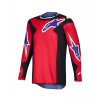 Dres FLUID GRID, ALPINESTARS (červená/černá/fialová/žlutá fluo) 2026 XL