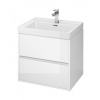 Cersanit Crea skrinka 59x45x53 cm závesná kúpeľňová skrinka pod umývadlo biela S924-003