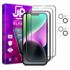 AppleMix Tvrdené sklo JP Full Pack pre Apple iPhone 14 Pro - číre 3D - sada 2 kusov + aplikátor + 2x sklo na objektív