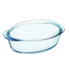 Misa zapekacia oválna s pokrievkou, 33x20x13cm, 3,1L+1L, sklo číre PYREX, spevnený obal KLC