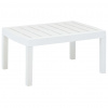zahrada-XL Záhradný stolík, biely 78x55x38 cm, plast 48814