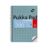 Špirálový zošit, A5, bodkovaný, 100 listov, PUKKA PAD Metallic Jotta