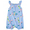 CARTER'S Overal letný Blue Bird dievča 3m
