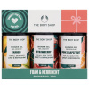 The Body Shop Foam & Merriment Shower Gel Trio : sprchový gel Mango 60 ml + sprchový gel Strawberry 60 ml + sprchový gel Pink Grapefruit 60 ml