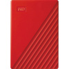 WD My Passport 4 TB externý pevný disk 6,35 cm (2,5) USB 3.2 (Gen 1x1) červená WDBPKJ0040BRD-WESN; WDBPKJ0040BRD-WESN