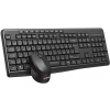 C-Tech WLKMC-04, bezdrôtový combo set klávesnica a myš, USB, CZ/SK, čierny WLKMC-04