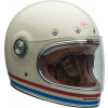 Moto přilba Bell Bullitt S Pearl White/Oxblood/Blue