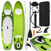 vidaXL Nafukovací Stand up paddleboard zelený 360x81x10 cm 93391