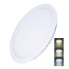 Solight WD144 LED mini panel CCT, podhledový, 24W, 1800lm, 3000K, 4000K, 6000K, kulatý