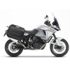 Kompletná sada bočných čiernych hliníkových kufrov SHAD TERRA BLACK 36L/47L, vrátane montážnej sady SHAD KTM Adventure 1090, 1190, Super Adventure 1290 (R, S)