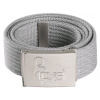 CXS Opasok CXS KARUK, šedý, 3,5 cm, textilný, spona s logom CXS Sivá,