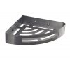Gedy SMART rohová police do sprchy, 210x45x210mm, gun metal