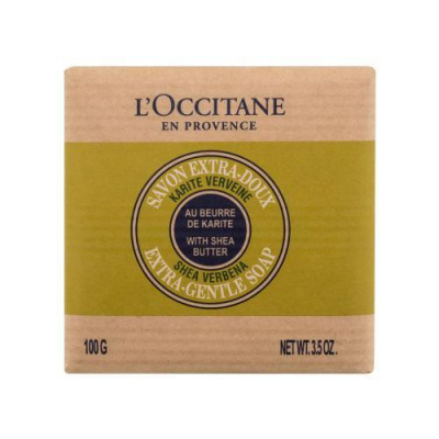 L'Occitane Shea Butter Verbena Extra-Gentle Soap extra jemné mydlo s bambuckým maslom a verbenou 100 g pre ženy
