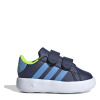 adidas Grand Court Shoes Infants Dark Blue/Blue C4 (20)