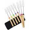 Grilovacie špajdle, ihly - Tyčinky sa drží oheň farebnej vidličky 8ks (Tyčinky sa drží oheň farebnej vidličky 8ks)