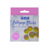 PME 75 szt. 9.5 cm - papierové paličky na lízanky a cake pops na pečenie, biele