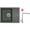 Sinks Drezy LINEA 600 Titanium + Elka G1872