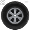 SucceBuy Bezdušová pneumatika 10 palcov 2 ks 180 libier Full PU Run Flat Pneumatika