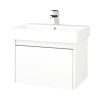 Kúpeľňová skrinka s umývadlom Dřevojas Bono 56x39 cm biela matná umývadlo Glance 277420
