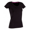 Tričko STEDMAN CLAIRE V-NECK Black Opal čierna L